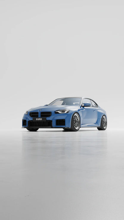 BMW M2 G87 EVO-S Gloss Black Side Skirts by ZAERO (2023+) - Reinhart Autohaus