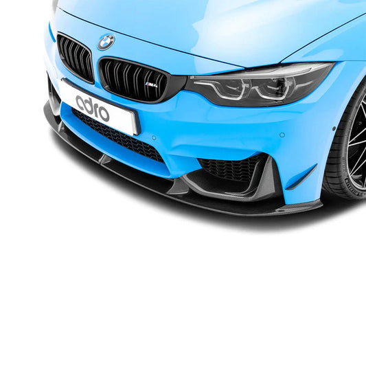 BMW M3 F80 & M4 F82 F83 Pre-Preg Carbon Fibre Front Splitter by Adro (2014-2020) - Reinhart Autohaus