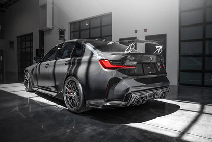 BMW M3 G80 G81 Carbon Fibre VRS Aero Rear Diffuser by Vorsteiner (2020+) - Reinhart Autohaus