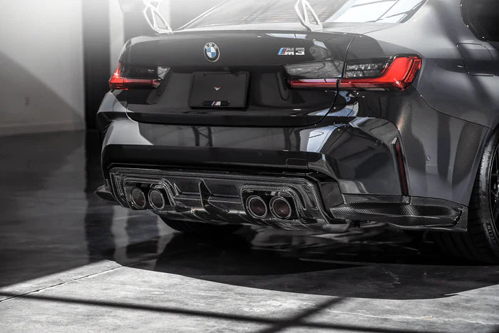 BMW M3 G80 G81 Carbon Fibre VRS Aero Rear Diffuser by Vorsteiner (2020+) - Reinhart Autohaus