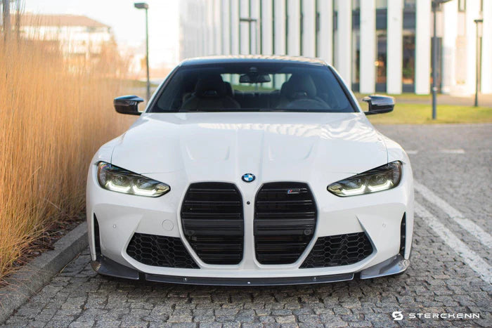 BMW M3 G80 G81 & M4 G82 G83 Carbon Fibre Front Splitter by Sterckenn (2021+) - Reinhart Autohaus