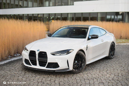 BMW M3 G80 G81 & M4 G82 G83 Carbon Fibre Front Splitter by Sterckenn (2021+) - Reinhart Autohaus
