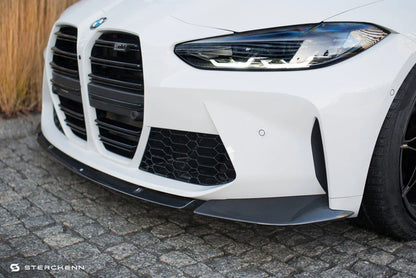 BMW M3 G80 G81 & M4 G82 G83 Carbon Fibre Front Splitter by Sterckenn (2021+) - Reinhart Autohaus