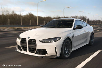 BMW M3 G80 G81 & M4 G82 G83 Carbon Fibre Front Splitter by Sterckenn (2021+) - Reinhart Autohaus