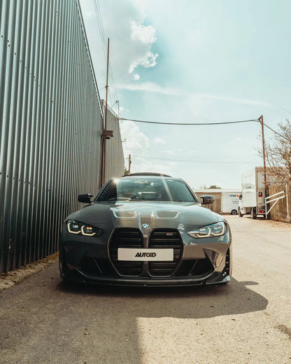 BMW M3 G80 G81 & M4 G82 G83 Carbon Fibre Front Splitter by Sterckenn (2021+) - Reinhart Autohaus