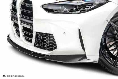 BMW M3 G80 G81 & M4 G82 G83 Carbon Fibre Front Splitter by Sterckenn (2021+) - Reinhart Autohaus