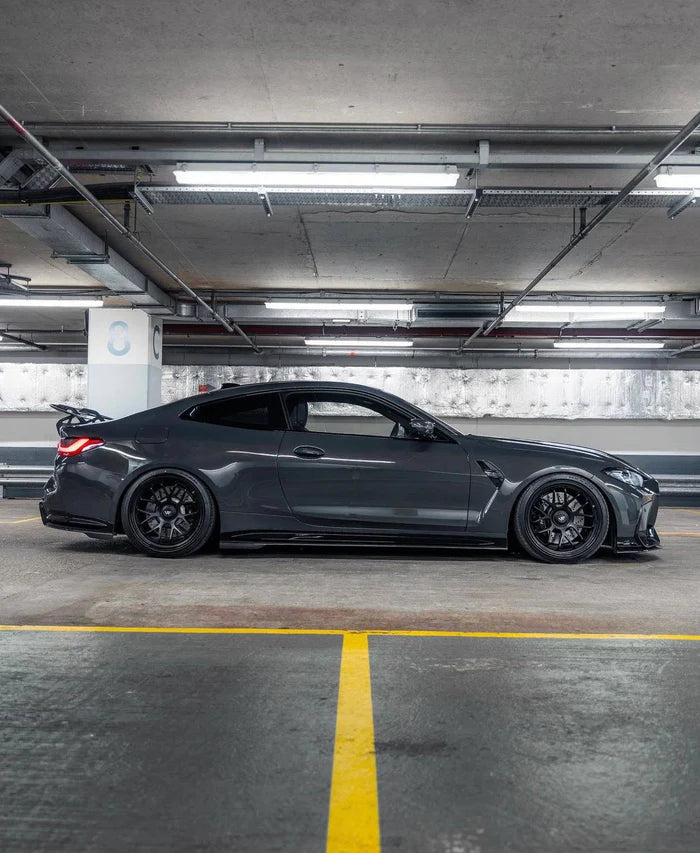 BMW M3 G80 G81 & M4 G82 G83 Dry Carbon Fibre Full Length Side Skirts by Adro (2021+) - Reinhart Autohaus