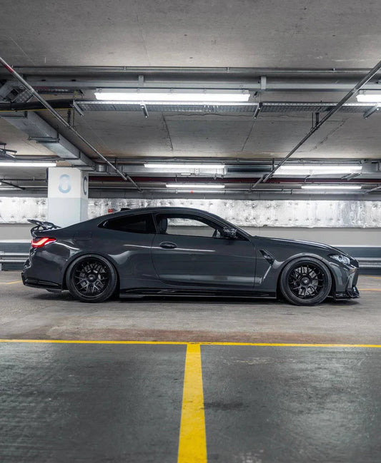 BMW M3 G80 G81 & M4 G82 G83 Dry Carbon Fibre Full Length Side Skirts by Adro (2021+) - Reinhart Autohaus