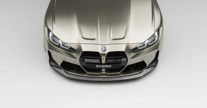 BMW M3 G80 G81 & M4 G82 G83 EVO-S Gloss Black Front Lip by ZAERO (2021+) - Reinhart Autohaus