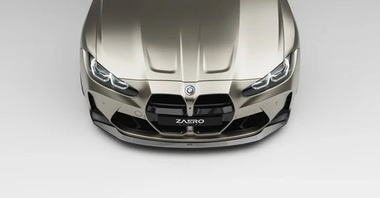 BMW M3 G80 G81 & M4 G82 G83 EVO-S Gloss Black Front Lip by ZAERO (2021+) - Reinhart Autohaus