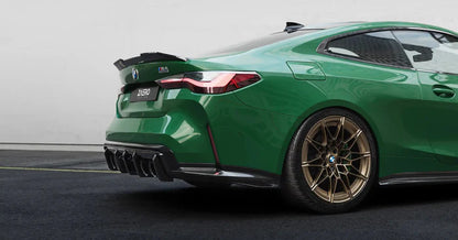 BMW M3 G80 G81 & M4 G82 G83 EVO-S Gloss Black Rear Diffuser by ZAERO (2021+) - Reinhart Autohaus
