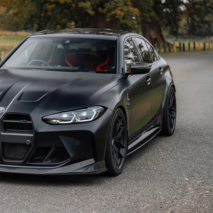 BMW M3 G80 G81 Pre-Preg Carbon Fibre PR-1 Side Skirts by TRE (2020+) - Reinhart Autohaus