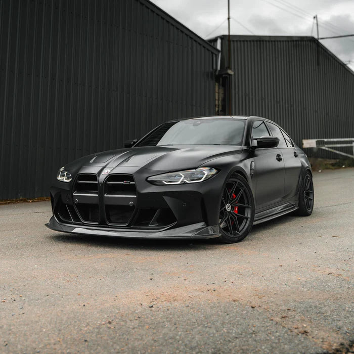 BMW M3 G80 G81 Pre-Preg Carbon Fibre PR-1 Side Skirts by TRE (2020+) - Reinhart Autohaus
