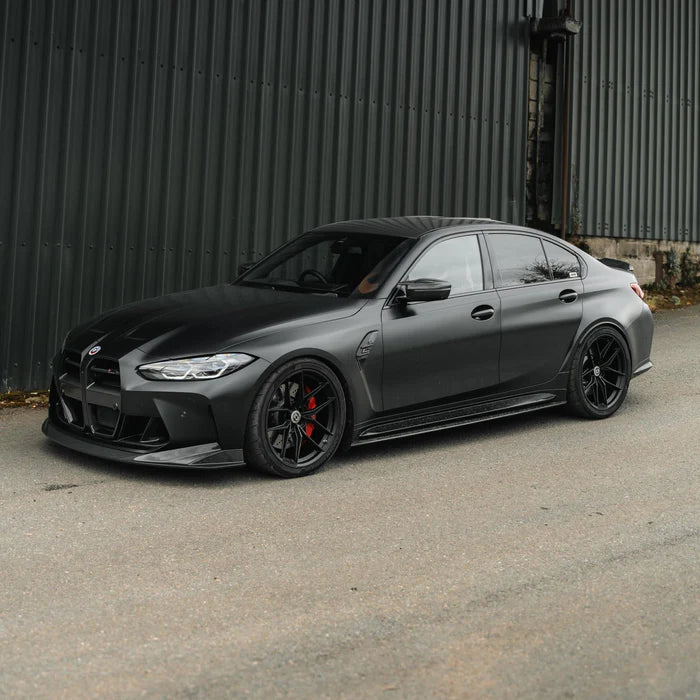 BMW M3 G80 G81 Pre-Preg Carbon Fibre PR-1 Side Skirts by TRE (2020+) - Reinhart Autohaus