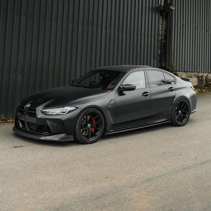 BMW M3 G80 G81 Pre-Preg Carbon Fibre PR-1 Side Skirts by TRE (2020+) - Reinhart Autohaus