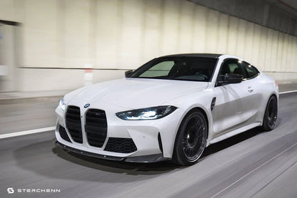 BMW M3 G80 G81 & M4 G82 G83 Carbon Fibre Front Splitter by Sterckenn (2021+) - Reinhart Autohaus