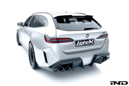 BMW M5 G90 G99 Carbon Fibre Rear Diffuser V1 by Alpha-N (2024+) - Reinhart Autohaus
