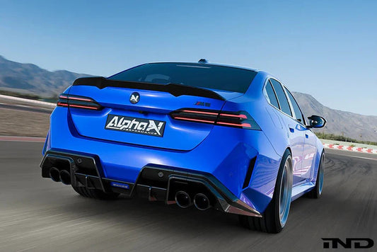 BMW M5 G90 G99 Carbon Fibre Rear Diffuser V2 by Alpha-N (2024+) - Reinhart Autohaus