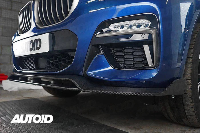 BMW X3 G01 & X4 G02 Pre-LCI Carbon Fibre Competition Front Splitter (2017-2021) - Reinhart Autohaus