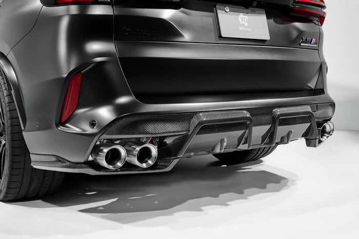 BMW X5M LCI F95 Carbon Fibre Rear Diffuser by 3DDesign (2023+) - Reinhart Autohaus
