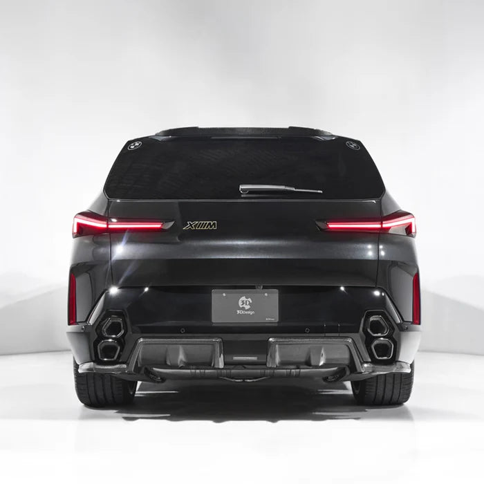 BMW XM G09 Carbon Fibre Rear Diffuser by 3D Design - Reinhart Autohaus