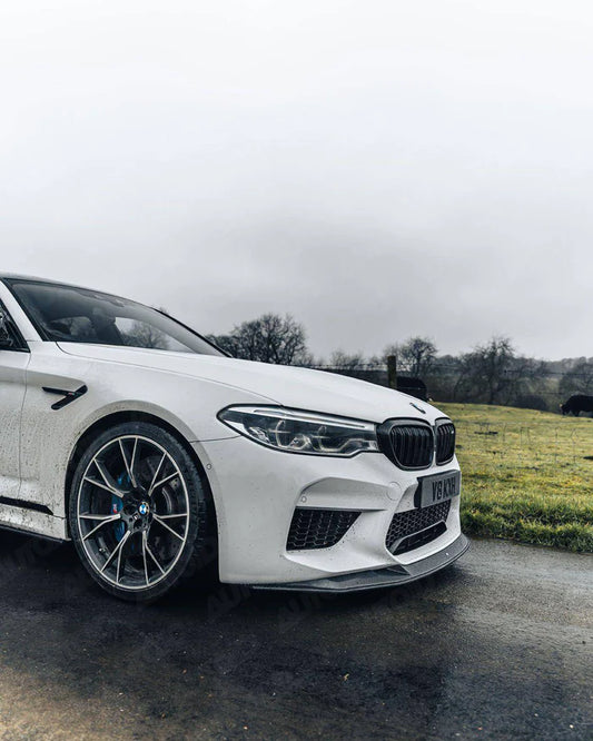 Carbon Fibre Competition Front Splitter for BMW M5 (2017-2020, F90) - Reinhart Autohaus