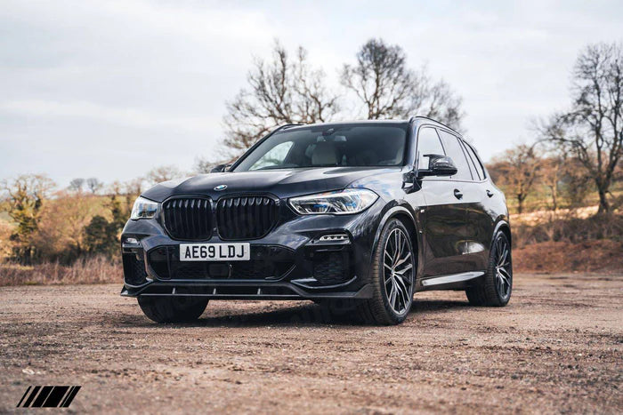 Carbon Fibre Competition Front Splitter for BMW X5 (2018+, G05) - Reinhart Autohaus