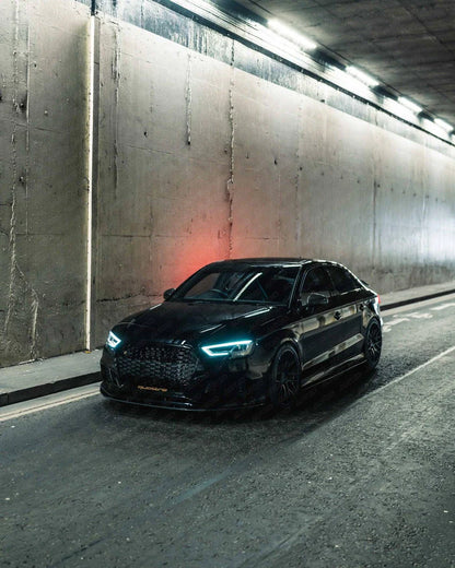 Carbon Fibre Front Splitter for Audi RS3 (2017-2020, 8V LCI) - Reinhart Autohaus