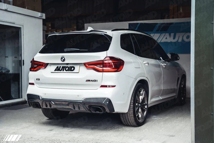 Carbon Fibre Performance Rear Diffuser for BMW X3 M40i (2018-2020, G01 Pre-LCI) - Reinhart Autohaus