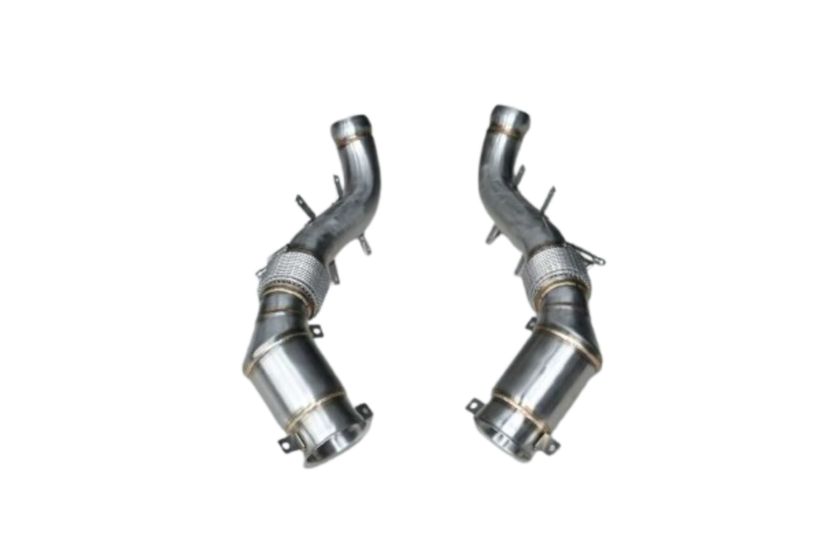 McLaren 650S / MP4-12C Catless Downpipes SS304 3.8L V8 2014+ - Reinhart Autohaus