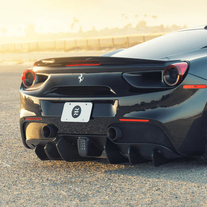 Ferrari 488 Diavolo Carbon Fiber Rear Diffuser Fins by Vordteiner - Reinhart Autohaus