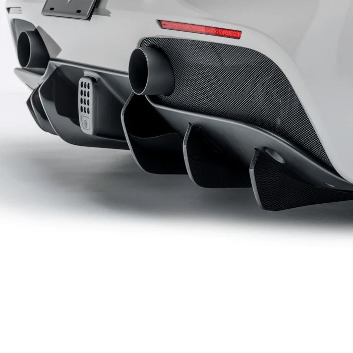 Ferrari 488 Diavolo Carbon Fiber Rear Diffuser Fins by Vordteiner - Reinhart Autohaus