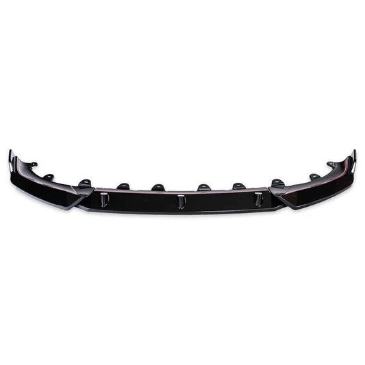 BMW iX3, X3 LCI G01 & X4 LCI G02 Gloss Black Competition Front Splitter (2021+) - Reinhart Autohaus