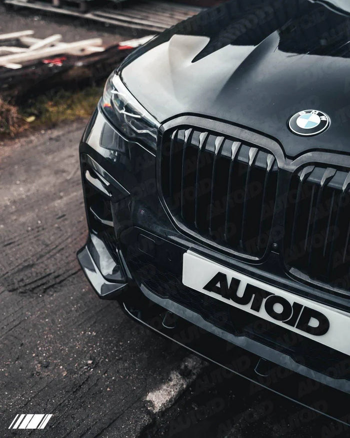 Gloss Black Competition Front Splitter for BMW X7 (2018+, G07) - Reinhart Autohaus