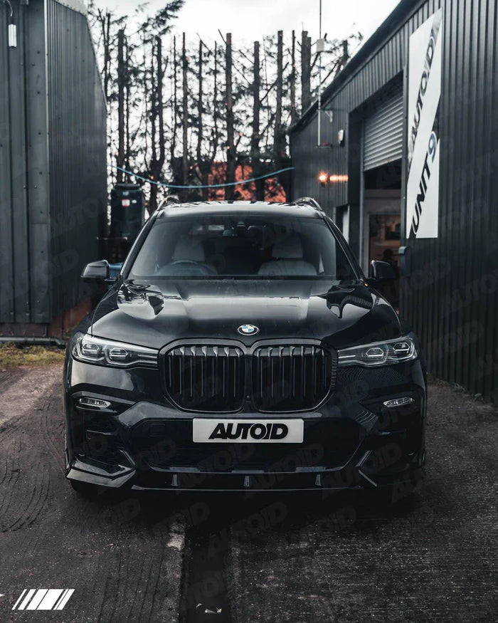 Gloss Black Competition Front Splitter for BMW X7 (2018+, G07) - Reinhart Autohaus
