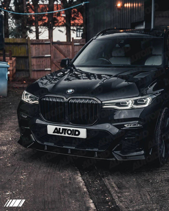 Gloss Black Competition Front Splitter for BMW X7 (2018+, G07) - Reinhart Autohaus