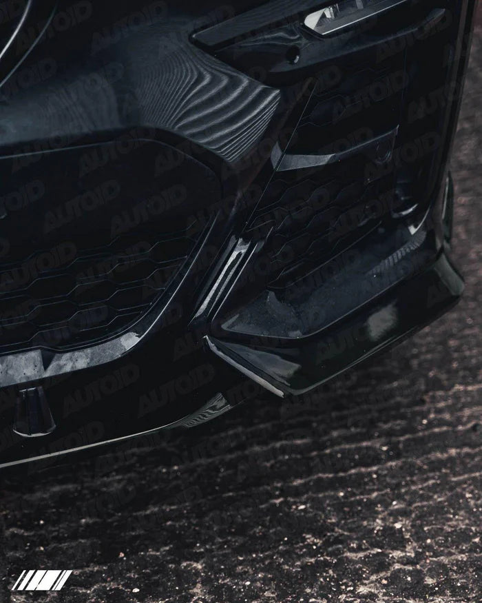Gloss Black Competition Front Splitter for BMW X7 (2018+, G07) - Reinhart Autohaus