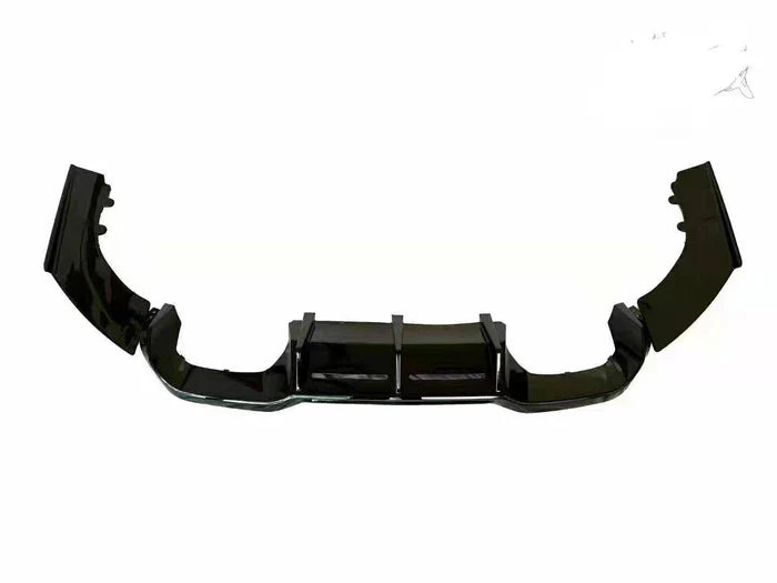 Gloss Black Competition Rear Diffuser for BMW M2 & M2 Competition (2015-2021, F87) - Reinhart Autohaus