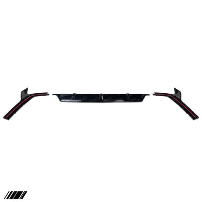 Gloss Black Competition Rear Diffuser Set for BMW X5 (2018+, G05) - Reinhart Autohaus
