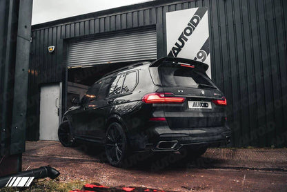 Gloss Black Competition Rear Diffuser Set for BMW X7 (2018+, G07) - Reinhart Autohaus