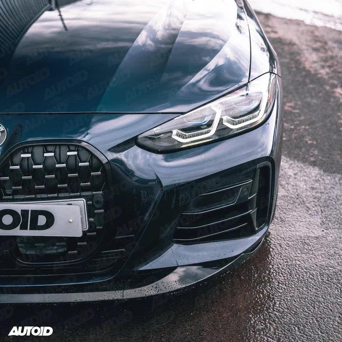 Gloss Black Performance Front Splitter for BMW 4 Series (2020+, G22 G23) - Reinhart Autohaus