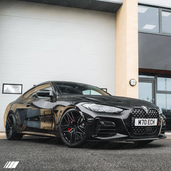 Gloss Black Performance Front Splitter for BMW 4 Series (2020+, G22 G23) - Reinhart Autohaus