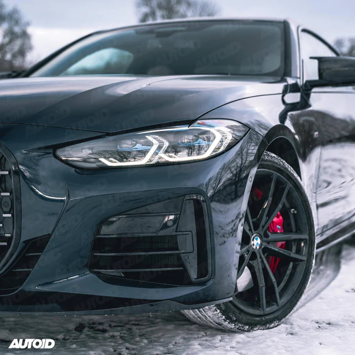 Gloss Black Performance Front Splitter for BMW 4 Series (2020+, G22 G23) - Reinhart Autohaus