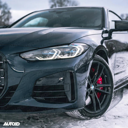 Gloss Black Performance Front Splitter for BMW 4 Series (2020+, G22 G23) - Reinhart Autohaus