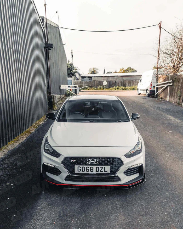 Hyundai i30 N Pre-Facelift EVO-1 Gloss Black Front Splitter by ZAERO (2018-2020) - Reinhart Autohaus