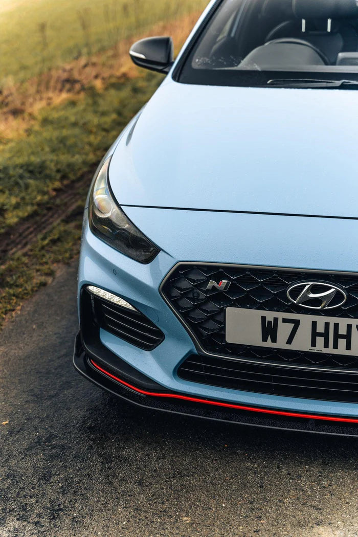 Hyundai i30 N Pre-Facelift EVO-1 Gloss Black Front Splitter by ZAERO (2018-2020) - Reinhart Autohaus