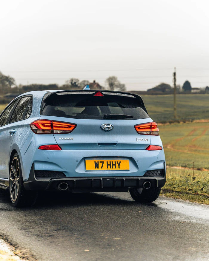 Hyundai i30 N Pre-Facelift EVO-1 Gloss Black Rear Diffuser by ZAERO (2018-2020) - Reinhart Autohaus