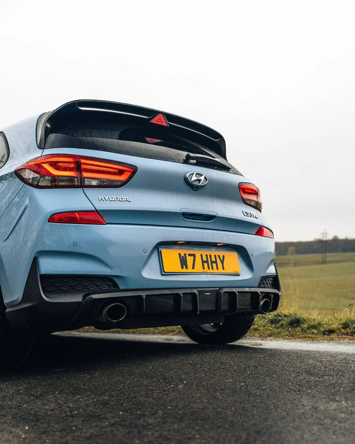 Hyundai i30 N Pre-Facelift EVO-1 Gloss Black Rear Diffuser by ZAERO (2018-2020) - Reinhart Autohaus