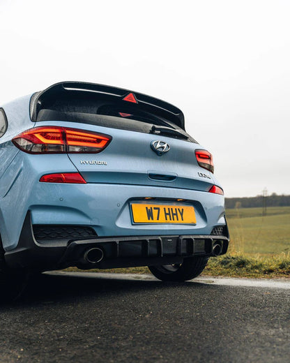 Hyundai i30 N Pre-Facelift EVO-1 Gloss Black Rear Diffuser by ZAERO (2018-2020) - Reinhart Autohaus