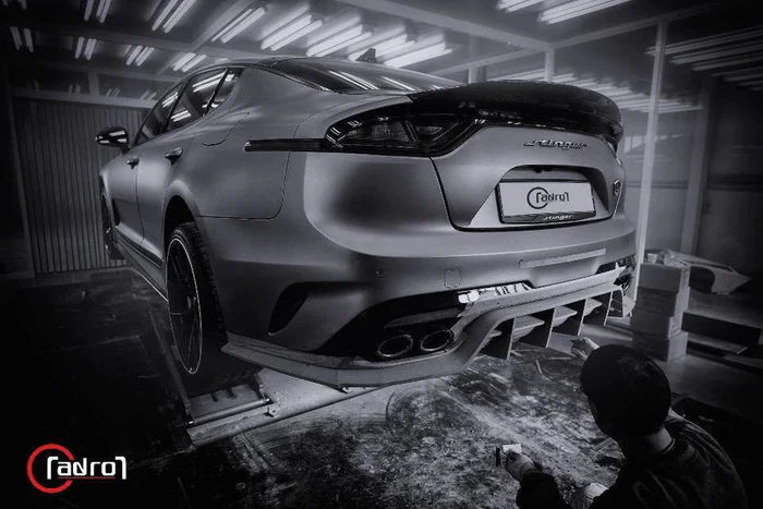 Kia Stinger Carbon Fibre Rear Diffuser V2 by Adro (2018+) - Reinhart Autohaus